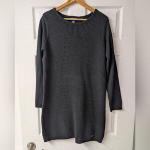U.S. Polo Assn. Black Long-Sleeve Knit Dress